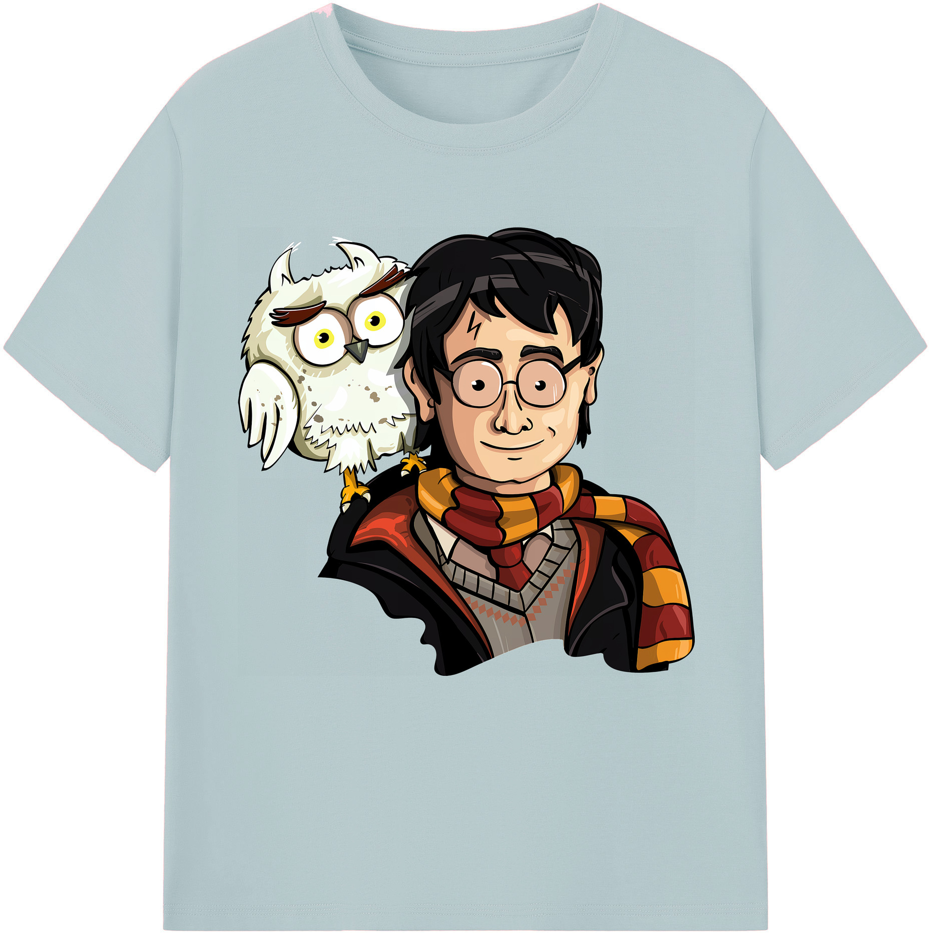 （画像用） Harry Potter ハリー・ポッターシリーズ 綿100％半袖Tシャツ（フロントプリント）